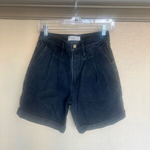 Abercrombie and Fitch Pleated High-rise Shorts